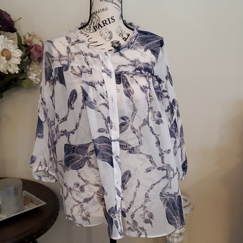 Sheer Vera Wang top